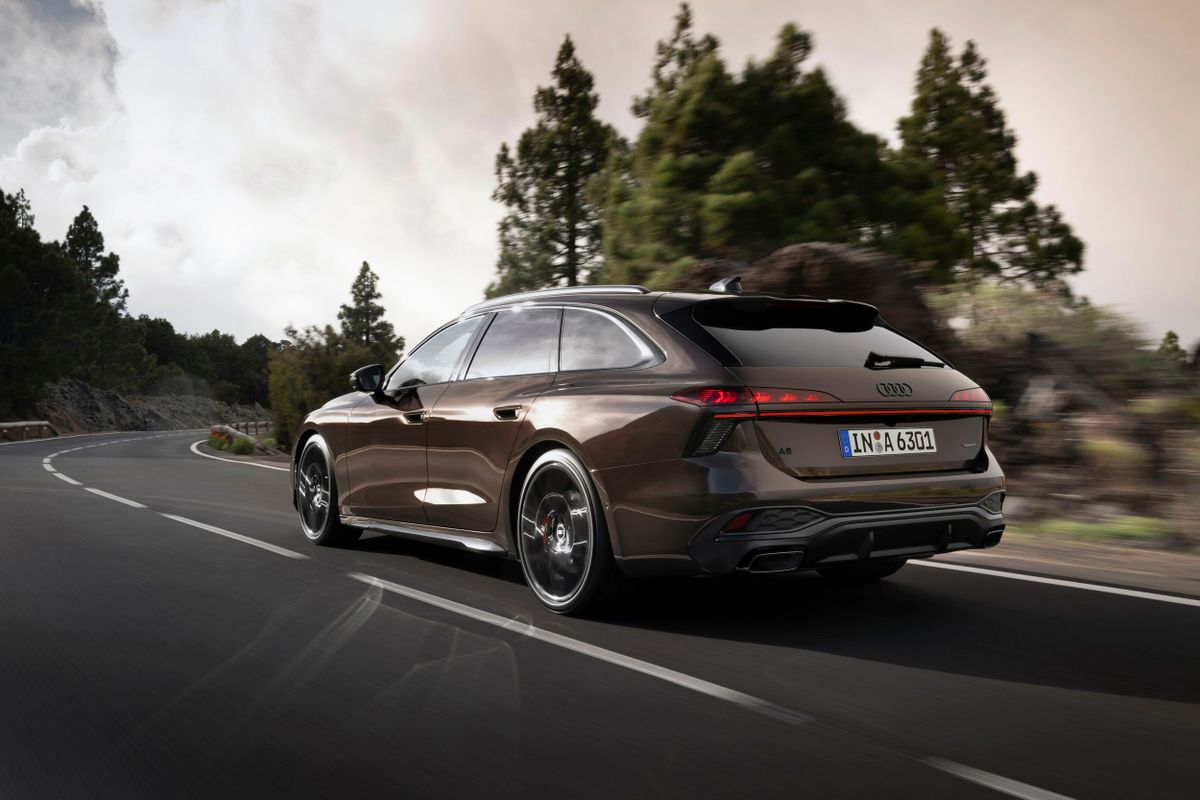 Audi A6 2025. Кузов, экстерьер. Универсал 5 дв., 6 поколение