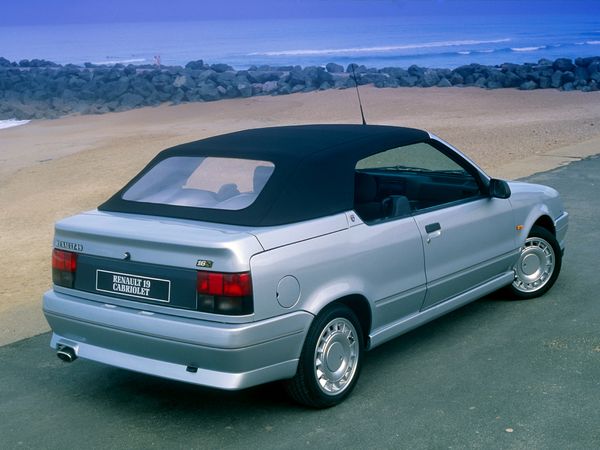 Renault 19 1990. Carrosserie, extérieur. Cabriolet, 1 génération