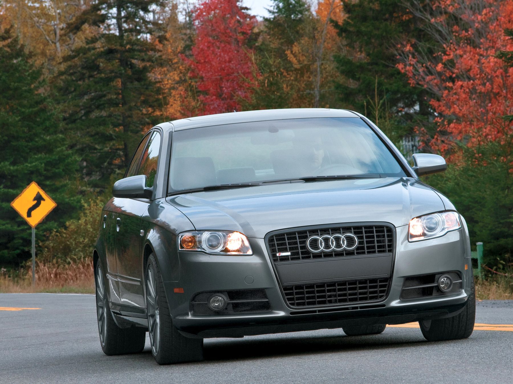 Audi A4 sedan 1.8 CVT gasoline 163 hp fwd type of drive 3 generation (2004 - 200