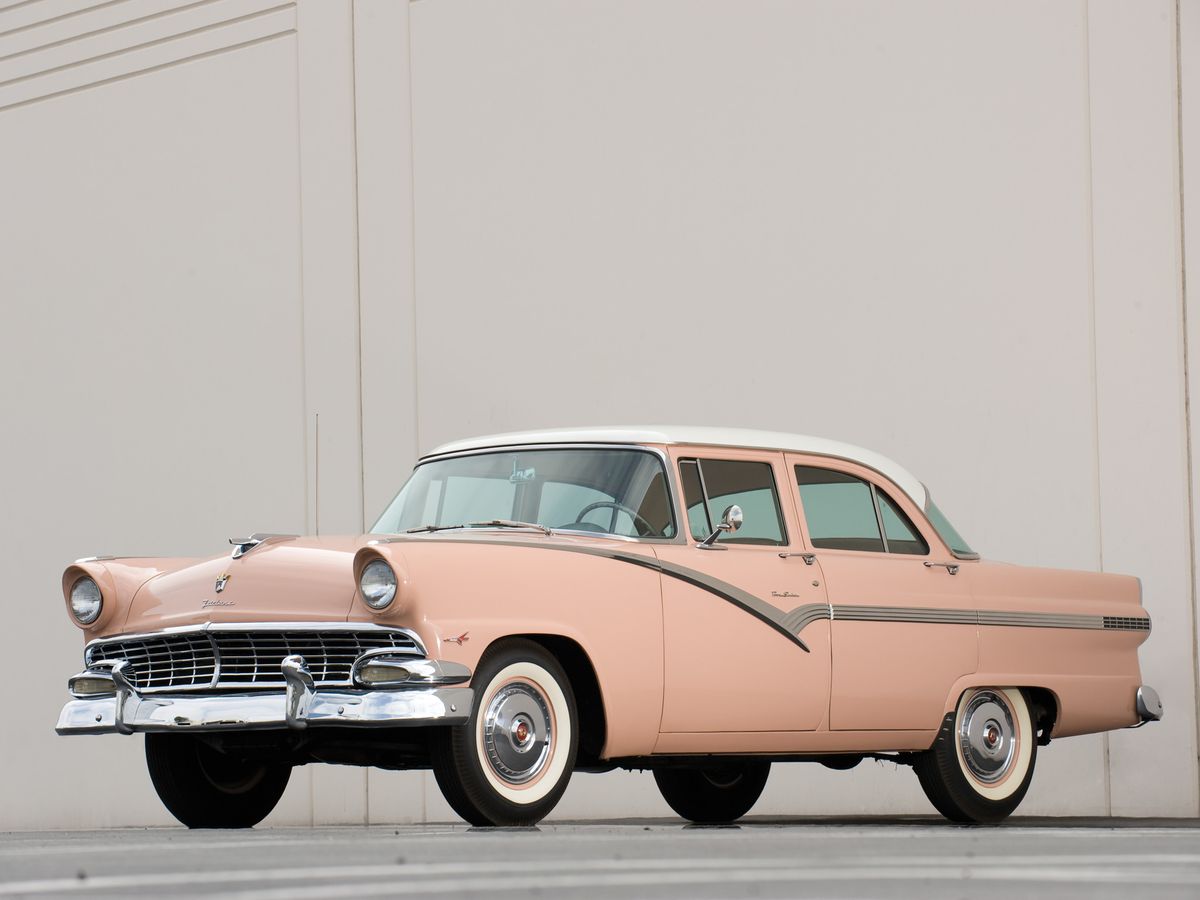 Ford Fairlane 1955. Carrosserie, extérieur. Berline, 1 génération