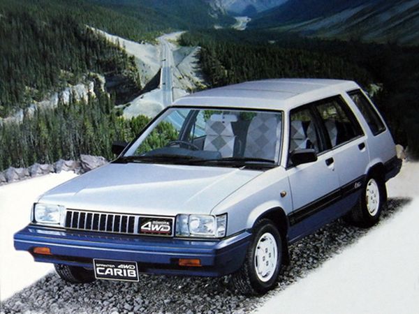 Toyota Sprinter Carib 1982. Carrosserie, extérieur. Break 5-portes, 1 génération