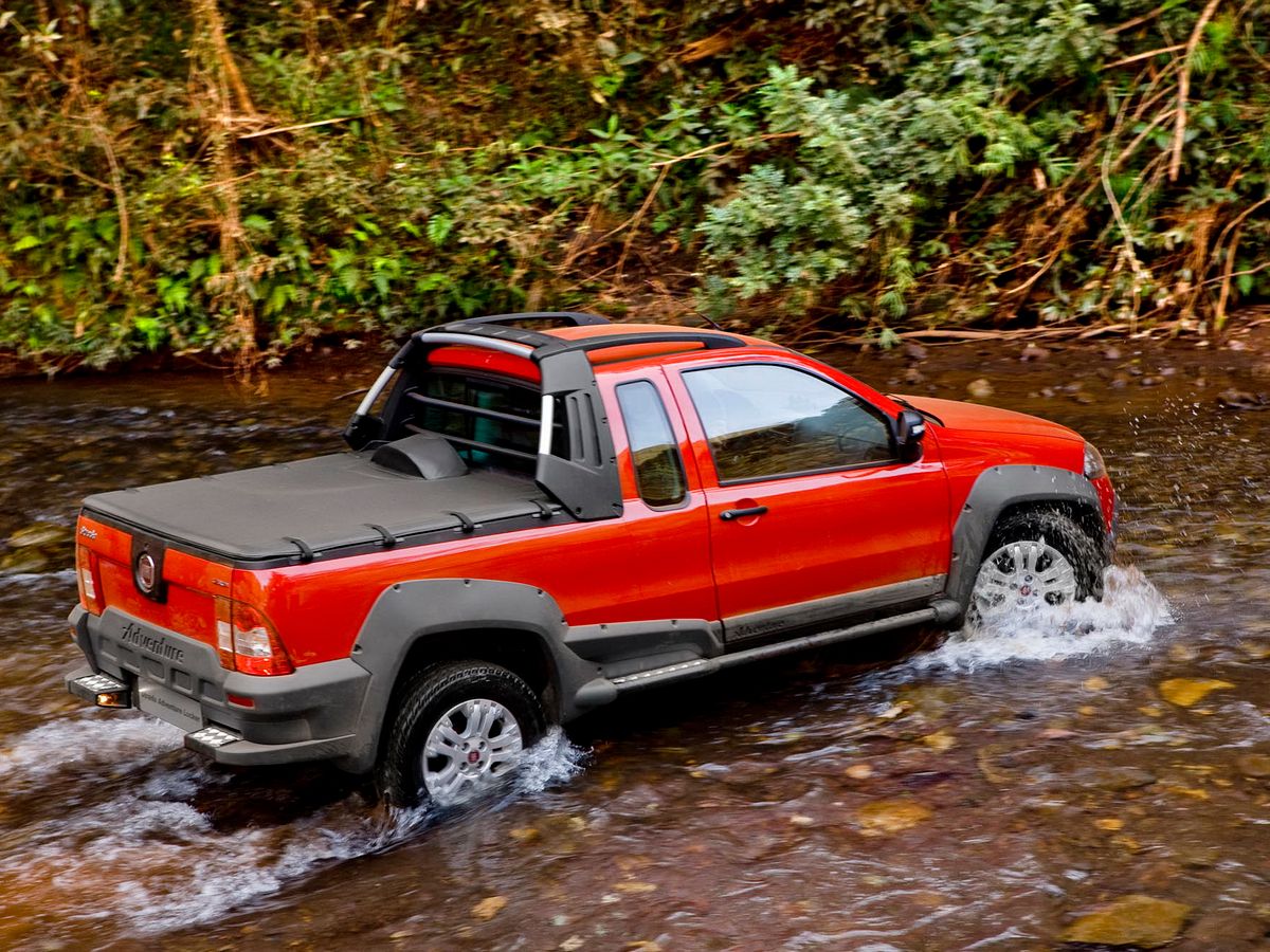 Fiat Strada 2008. Bodywork, Exterior. Pickup single-cab, 1 generation, restyling 3