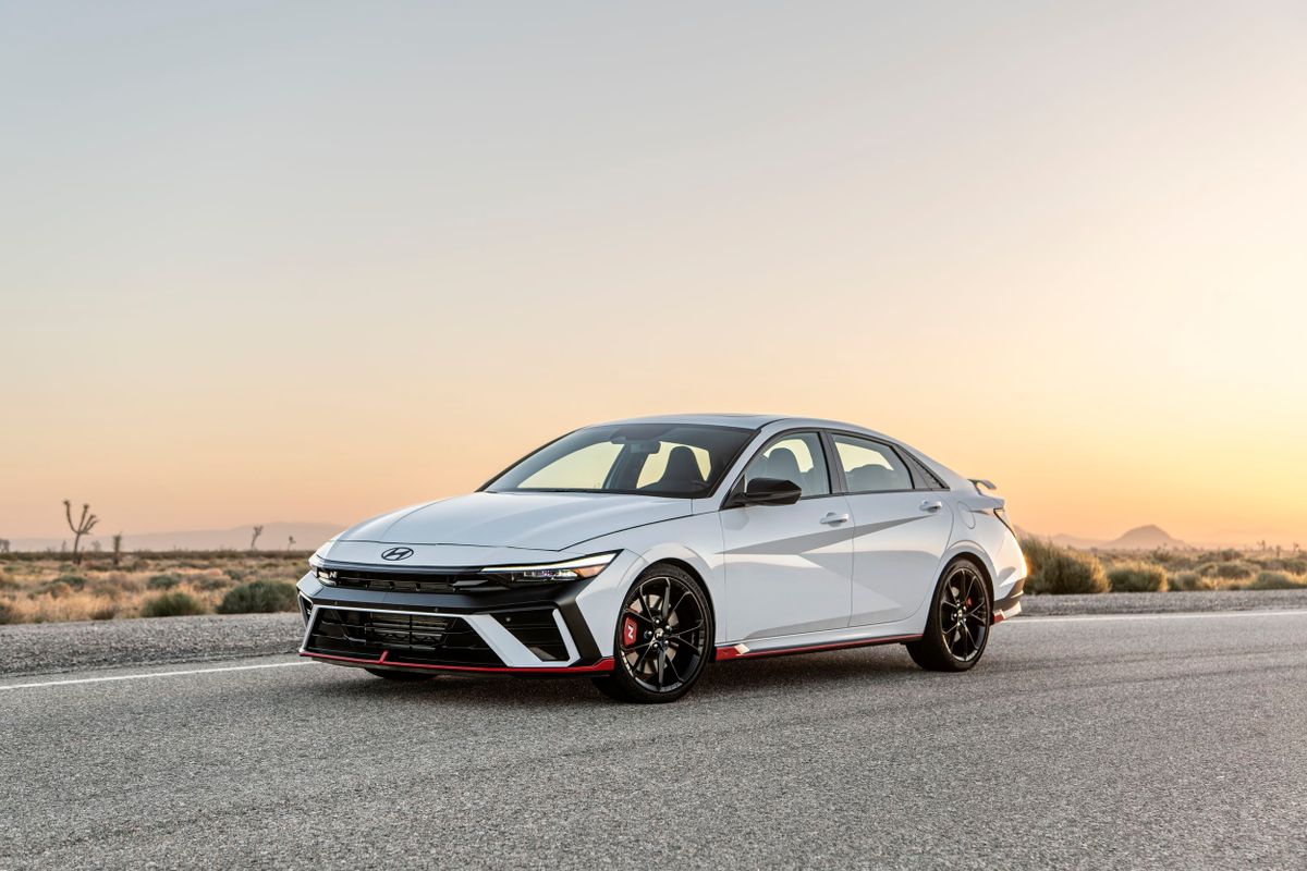 Hyundai Elantra 2023. Кузов, экстерьер. Седан, 7 поколение, рестайлинг