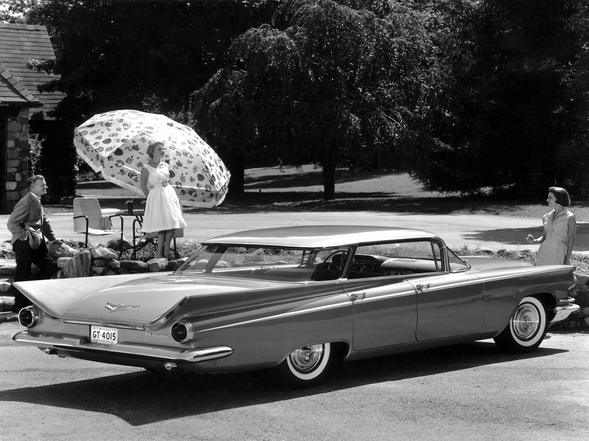 Buick LeSabre 1959. Carrosserie, extérieur. Berline sans pilier central, 1 génération