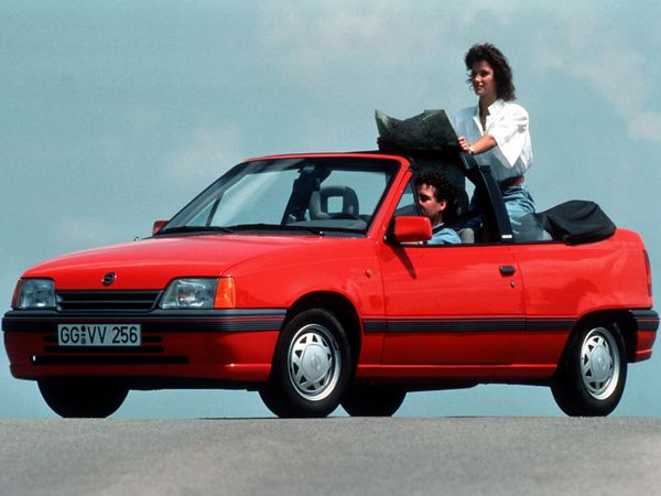 Opel Kadett 1989. Carrosserie, extérieur. Cabriolet, 5 génération, restyling