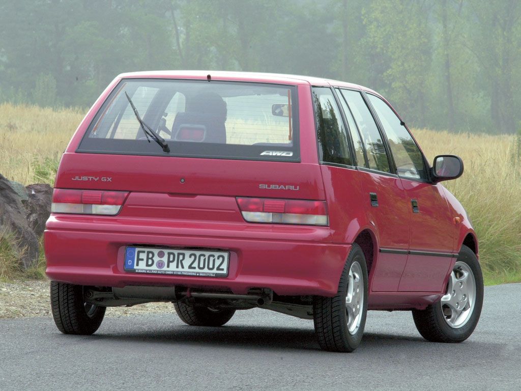 سوبارو جاستي ‏1995. الهيكل، المظهر الخارجي. ميني 5 أبواب, 2 الجيل