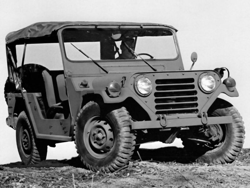Форд M151 1959. Кузов, экстерьер. Внедорожник открытый, 1 поколение