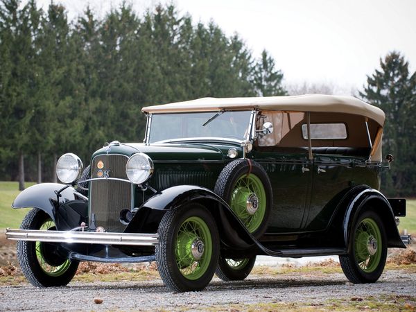 Ford V8 1932. Carrosserie, extérieur. Phaeton, 1 génération