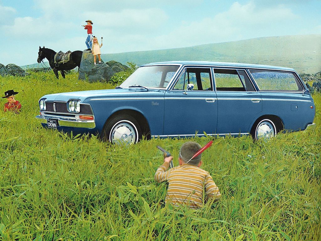 Тойота Краун 1967. Кузов, экстерьер. Универсал 5 дв., 3 поколение