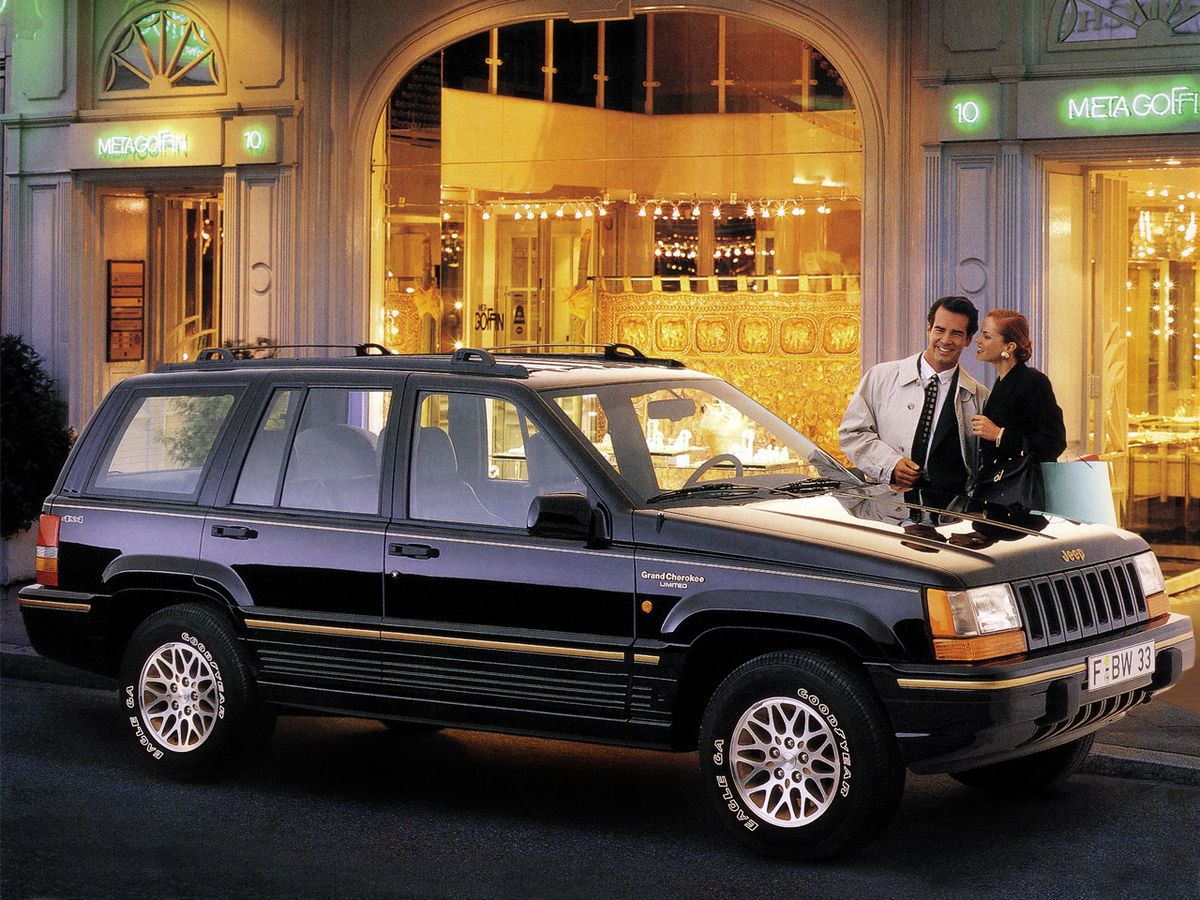 ג'יפ גרנד צ'ירוקי ‏1992. מרכב, צורה. רכב שטח 5 דלתות, 1 דור