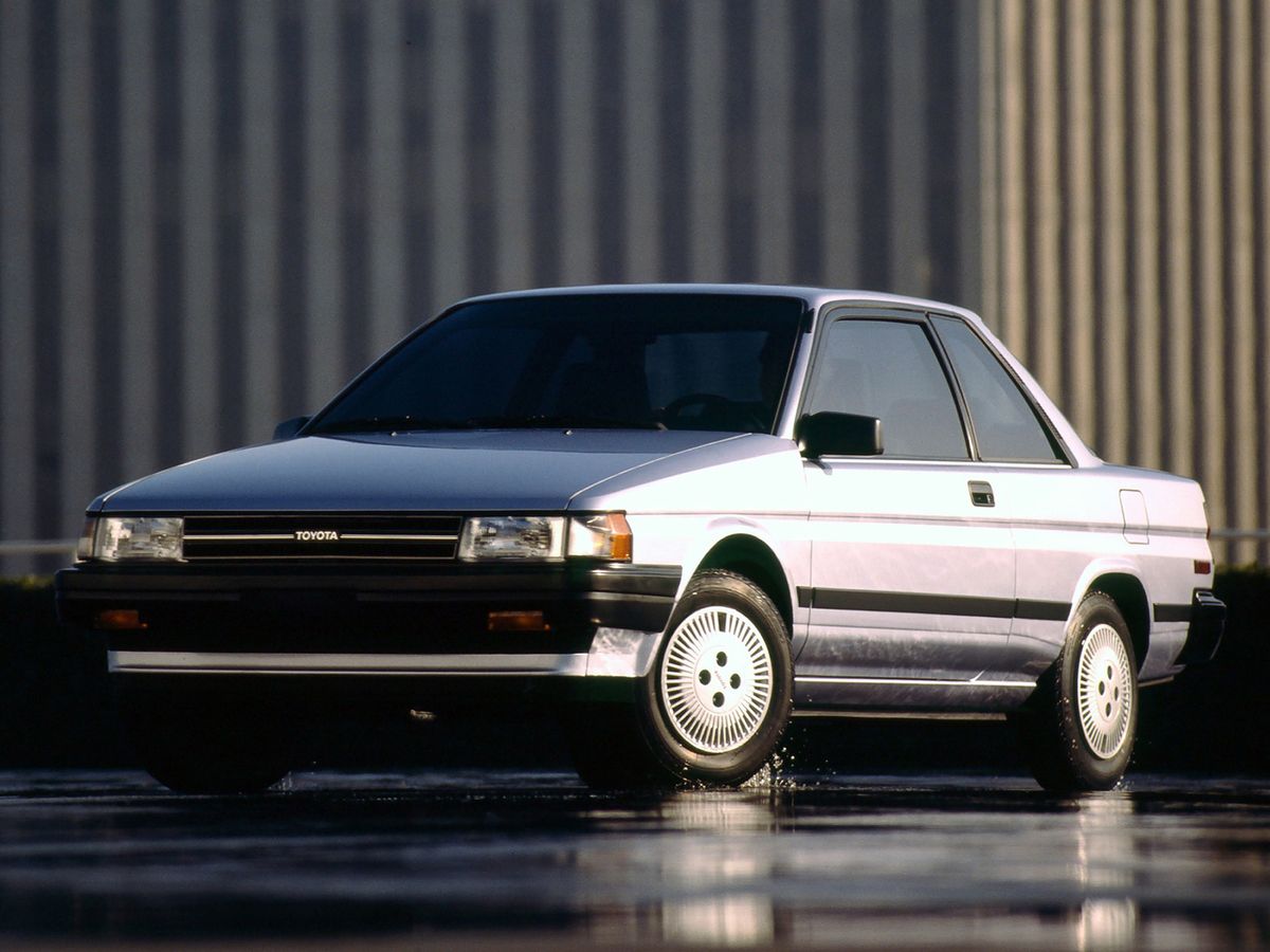 Toyota Tercel 1989. Carrosserie, extérieur. Coupé, 3 génération