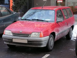 Opel Kadett 1989. Carrosserie, extérieur. Break 3-portes, 5 génération, restyling