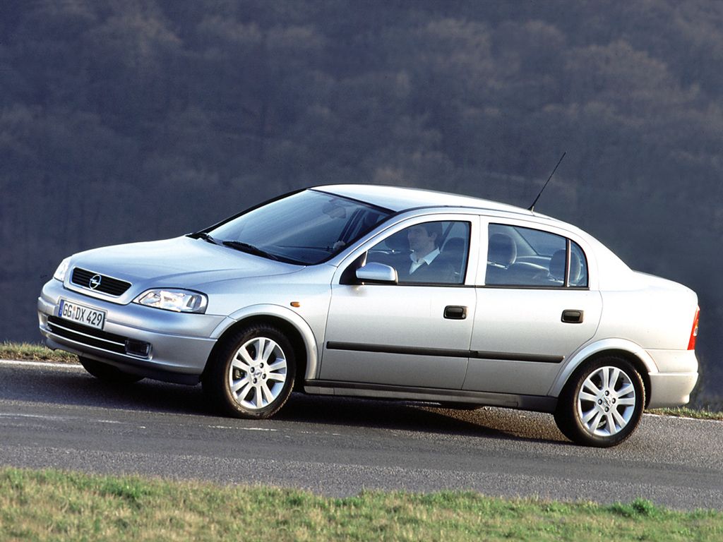 Opel Astra 1998. Carrosserie, extérieur. Berline, 2 génération